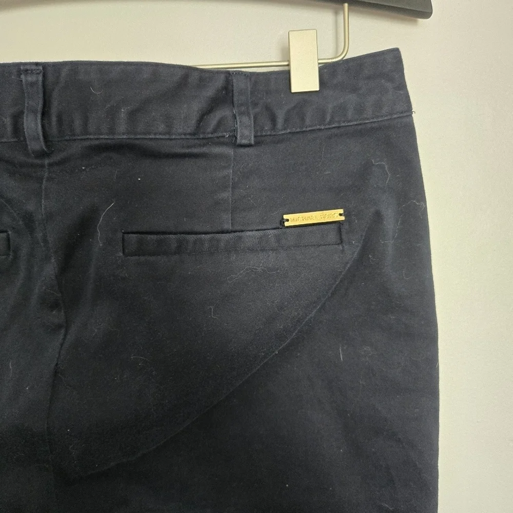 Micheal Kors Slim Fit Navy Blue Trousers